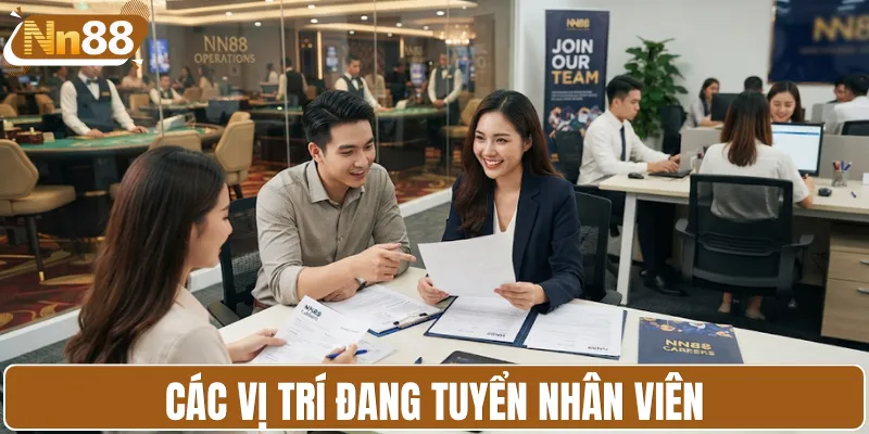 Các vị trí đang tuyển nhân viên