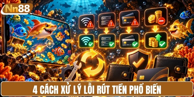 Cách xử lý 4 lỗi rút tiền phổ biến